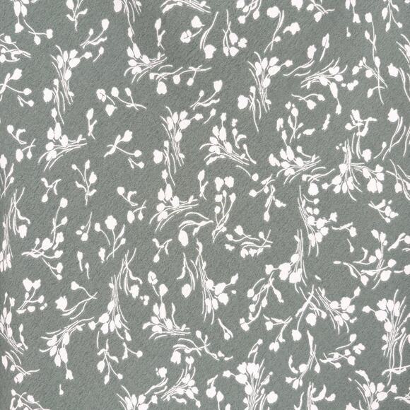 Altar'd State Moss Green Floral 90's Y2K Side Slit Maxi Skirt Size XXL - Picture 5 of 6